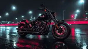 Harley Davidson Cruiser Black Chrome
