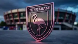 Inter Miami Pink Flamingo Crest
