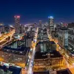 Johannesburg City Lights Night
