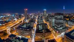 Johannesburg City Lights Night