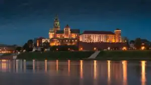 Krakow Wawel Castle Vistula River