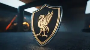 Liverpool FC Golden Liver Bird Crest
