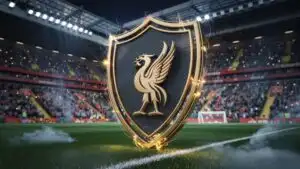 Liverpool FC Liverbird Golden Statue
