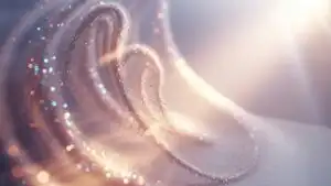 Loose Glitter Dust Sparkling Under Soft Light