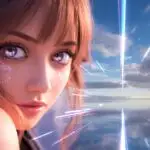 Luminous Manga Portrait: Soft Light and Gentle Colors