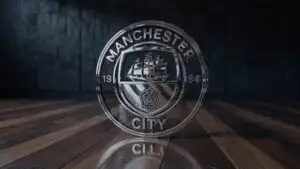 Manchester City 3D Chrome Ship Emblem