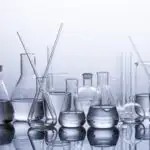 Minimalist Lab Glassware Chemistry Art