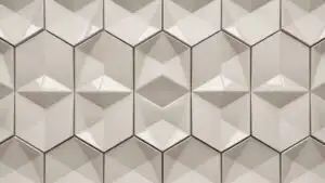 Minimalist Tiling Pattern Subtle White