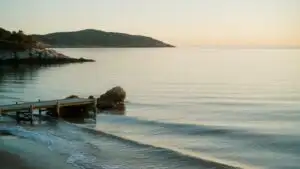 Morning Light Over Calm Bay