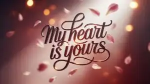 My Heart is Yours