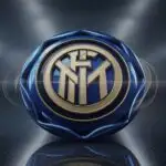 Nerazzurri Inter Shield Chrome Emblem