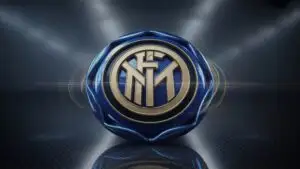 Nerazzurri Inter Shield Chrome Emblem