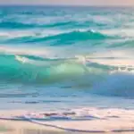 Ocean View With Bright Turquoise Waves