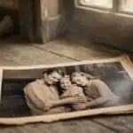 Old Photo Lying on Floor