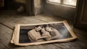 Old Photo Lying on Floor