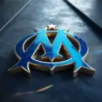 Olympique de Marseille Blue Star Emblem