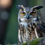Owl Looking At Camera