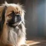 Pekingese Dog Long Hair Fluffy