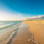 Pristine Ocean Waves on Amber Beach