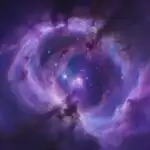 Purple Nebula Galaxy Swirl