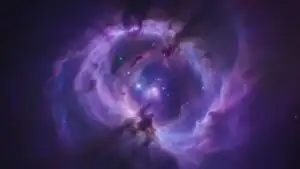 Purple Nebula Galaxy Swirl