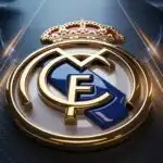 Real Madrid Golden Crest on Black