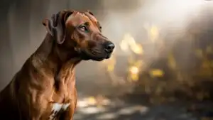 Rhodesian Ridgeback Sleek Brown Coat