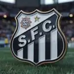 Santos FC Classic Black & White Crest