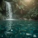 Serene Rainforest Waterfall Oasis