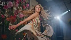 Shakira Dancing with Flowers