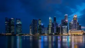 Singapore Marina Bay Nightscape