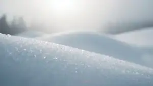 Snow-Covered Hills in Quiet Winter Light