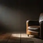 Soft Glow Inside Dark Room