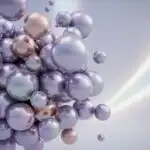 Soft Gradient Sphere Cluster Floating Weightlessly