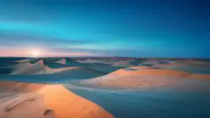 Soft Light Over Desert Hills