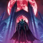 Spawn Emerging From Dark Cyber Cathedral