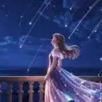 Starfall Princess Girl In Celestial Dress