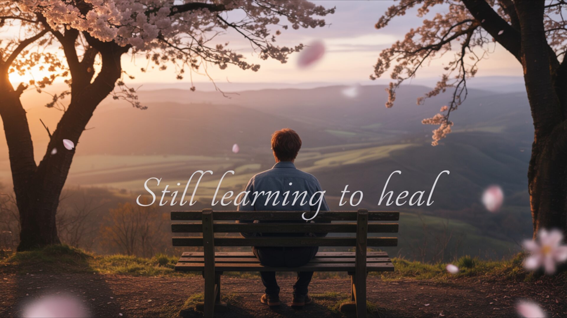 still learning to heal wallpaper, heartbreak, emotional, healing, love, patience, self care, desktop, mobile, background