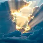 Sun Rays Peeking Through Clouds Epic Sky
