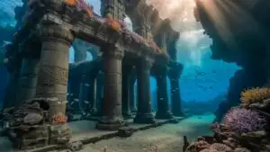 Sunken Temple Coral Reef Ruins
