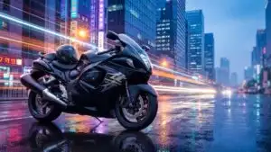 Suzuki Hayabusa Cyberpunk City