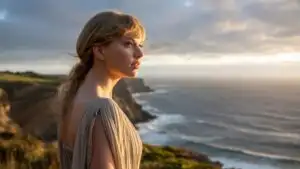 Taylor Swift Looking at Sea