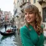 Taylor Swift Smiling in Venice