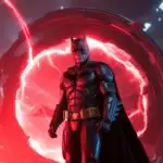 The Flashpoint Batman in Red Dimensional Rift