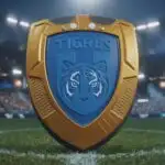 Tigres UANL Blue & Gold Crest