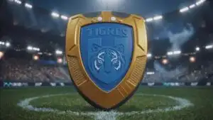 Tigres UANL Blue & Gold Crest