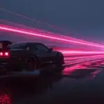 Toyota Supra Neon Night Drift