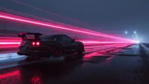 Toyota Supra Neon Night Drift