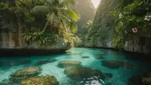 Tropical Lagoon Hidden Cove