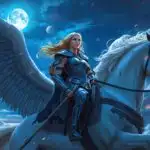 Valkyrie Winged Horse Ride Sky